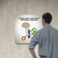 Load image into Gallery viewer, Chiropractic Poster: Optimal Nerve Flow Means Optimal Health Canvas Wrap