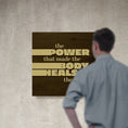 Load image into Gallery viewer, Chiropractic Poster: The Power That Made The Body Canvas Wrap
