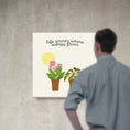 Load image into Gallery viewer, Chiropractic Poster: Life Grows Where Energy Flows Canvas