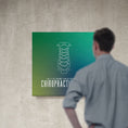 Load image into Gallery viewer, Chiropractic Poster: Life Without Pain & Discomfort Modern Colors Canvas Wrap