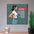 Load image into Gallery viewer, Chiropractic Poster: Adjustments and Misalignments Retro Canvas Wrap