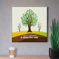 Load image into Gallery viewer, Chiropractic Poster: Healthy Spine Healthy You Trees Canvas Wrap