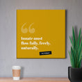 Load image into Gallery viewer, Chiropractic Poster: BJ Palmer Quote Innate Orange Canvas Wrap