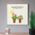 Load image into Gallery viewer, Chiropractic Poster: Life Grows Where Energy Flows Canvas
