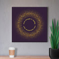 Load image into Gallery viewer, Chiropractic Poster: More Strength & Vitality Gold Circles Canvas Wrap