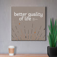 Load image into Gallery viewer, Chiropractic Poster: Better Quality of Life Canvas Wrap