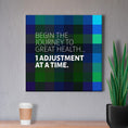 Load image into Gallery viewer, Chiropractic Poster: 1 Adjustment at a Time Canvas Wrap