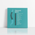 Load image into Gallery viewer, Chiropractic Poster: The Thoracic Spine Patient Education Canvas Wrap