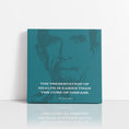 Load image into Gallery viewer, Chiropractic Poster: BJ Palmer / Preservation of Health Green Canvas Wrap