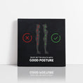 Load image into Gallery viewer, Chiropractic Poster: Better Health With Good Posture Canvas Wrap