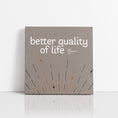 Load image into Gallery viewer, Chiropractic Poster: Better Quality of Life Canvas Wrap