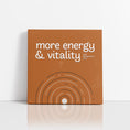 Load image into Gallery viewer, Chiropractic Poster: More Energy & Vitality Canvas Wrap