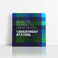 Load image into Gallery viewer, Chiropractic Poster: 1 Adjustment at a Time Canvas Wrap