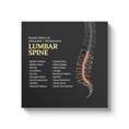 Load image into Gallery viewer, Chiropractic Poster: Lumbar Spine Symptoms Canvas Wrap