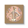 Load image into Gallery viewer, Chiropractic Poster: Female Spine Chart 3 Canvas Wrap
