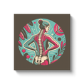 Load image into Gallery viewer, Chiropractic Poster: Female Spine Chart 1 Canvas Wrap