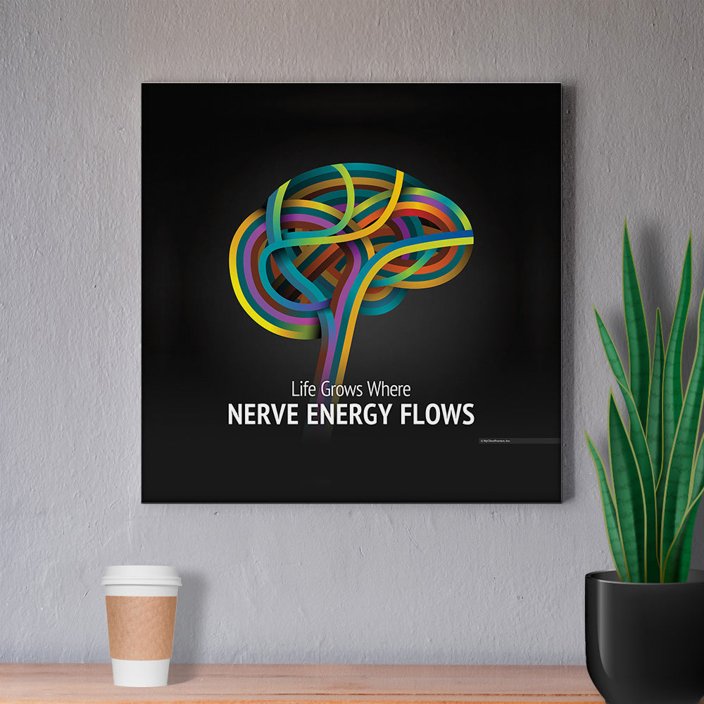 Life Grows Where Nerve Energy Flows