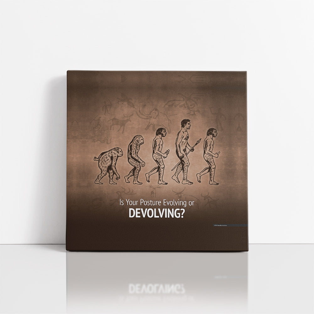 Devolving Posture - Chiropractic Patient Education Poster – MyChiroPractice