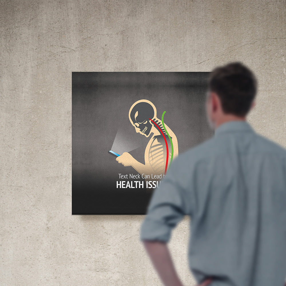 Text Neck Can Lead to Health Issues - Left Facing
