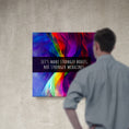 Load image into Gallery viewer, Chiropractic Poster: Stronger Bodies Not Stronger Medicines Colorful Canvas Wrap

