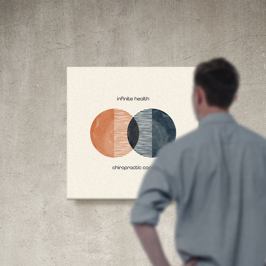 Chiropractic Poster: Infinite Health Chiropractic Care Canvas Wrap