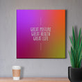 Load image into Gallery viewer, Chiropractic Poster: Great Posture Pink Red Canvas Wrap
