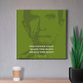 Load image into Gallery viewer, Chiropractic Poster: BJ Palmer / Power That Made The Body Green Canvas Wrap
