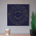Load image into Gallery viewer, Chiropractic Poster: Turn On The Power Gold Circles Canvas Wrap
