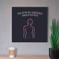 Load image into Gallery viewer, Chiropractic Poster: Poor Posture Will Diminish Your Health Canvas Wrap

