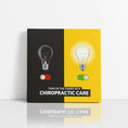 Load image into Gallery viewer, Chiropractic Poster: Turn on the Power with Chiropractic Canvas Wrap
