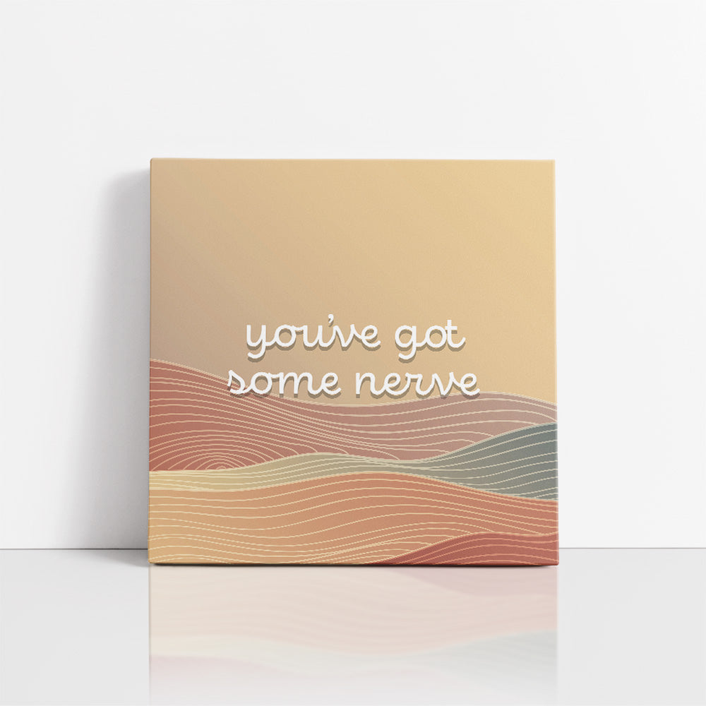 Chiropractic Poster: You've Got Some Nerve Canvas