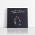 Load image into Gallery viewer, Chiropractic Poster: Poor Posture Will Diminish Your Health Canvas Wrap
