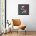 Load image into Gallery viewer, Chiropractic Poster: Skull and Spine Paint Splatter
