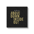 Load image into Gallery viewer, Chiropractic Poster: Above Down Inside Out Canvas Wrap
