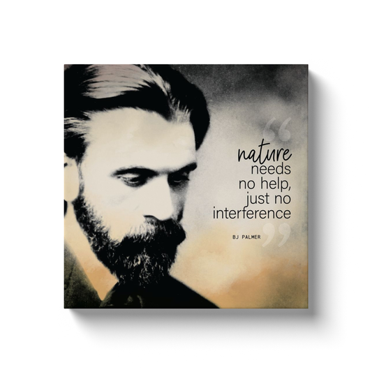 Chiropractic Poster: BJ Palmer Quote Canvas Wrap