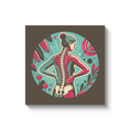 Load image into Gallery viewer, Chiropractic Poster: Female Spine Chart 1 Canvas Wrap
