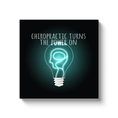 Load image into Gallery viewer, Chiropractic Poster: Turn The Power On Canvas Wrap
